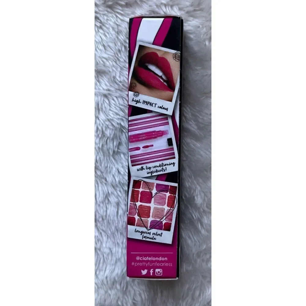 NIB Ciate London Liquid Velvet Lipstick Moisturizing Matte Liquid Lipstick